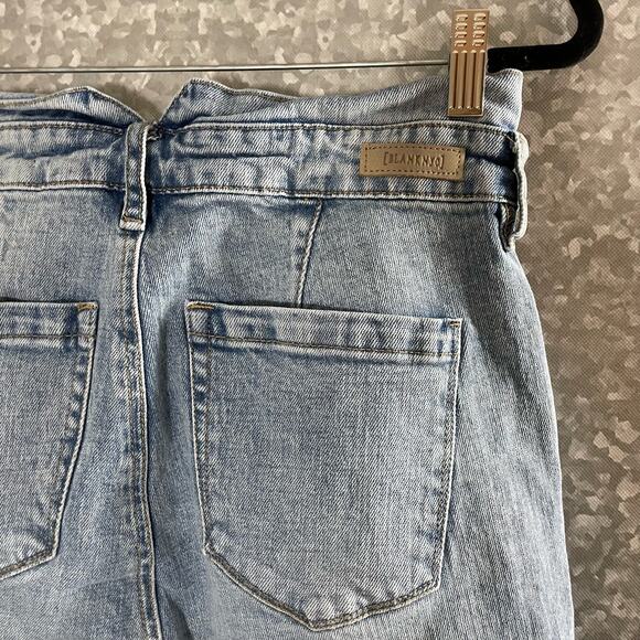 Blank NYC Light Wash Retro Style Skinny Leg Yoke Jeans - Size 30 - Button Fly - Picture 6 of 7